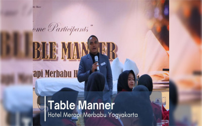 Serunya Belajar Etika Makan: Siswa SMK PGRI Cikoneng Ikuti Table Manner di Hotel Merapi Merbabu Yogyakarta